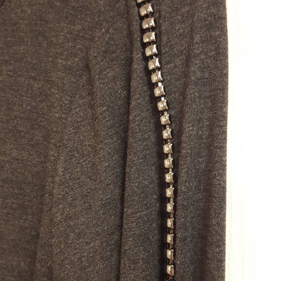 Cable & Gauge Gray Chain Sleeve shirt - Picture 4 of 5